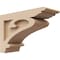 Ekena Millwork 3"W x 9"D x 6"H Classic Mayflower Rough Cedar Woodgrain TimberThane Corbel, Primed Tan CORUR03X09X06MAYRCPR - alternate 1